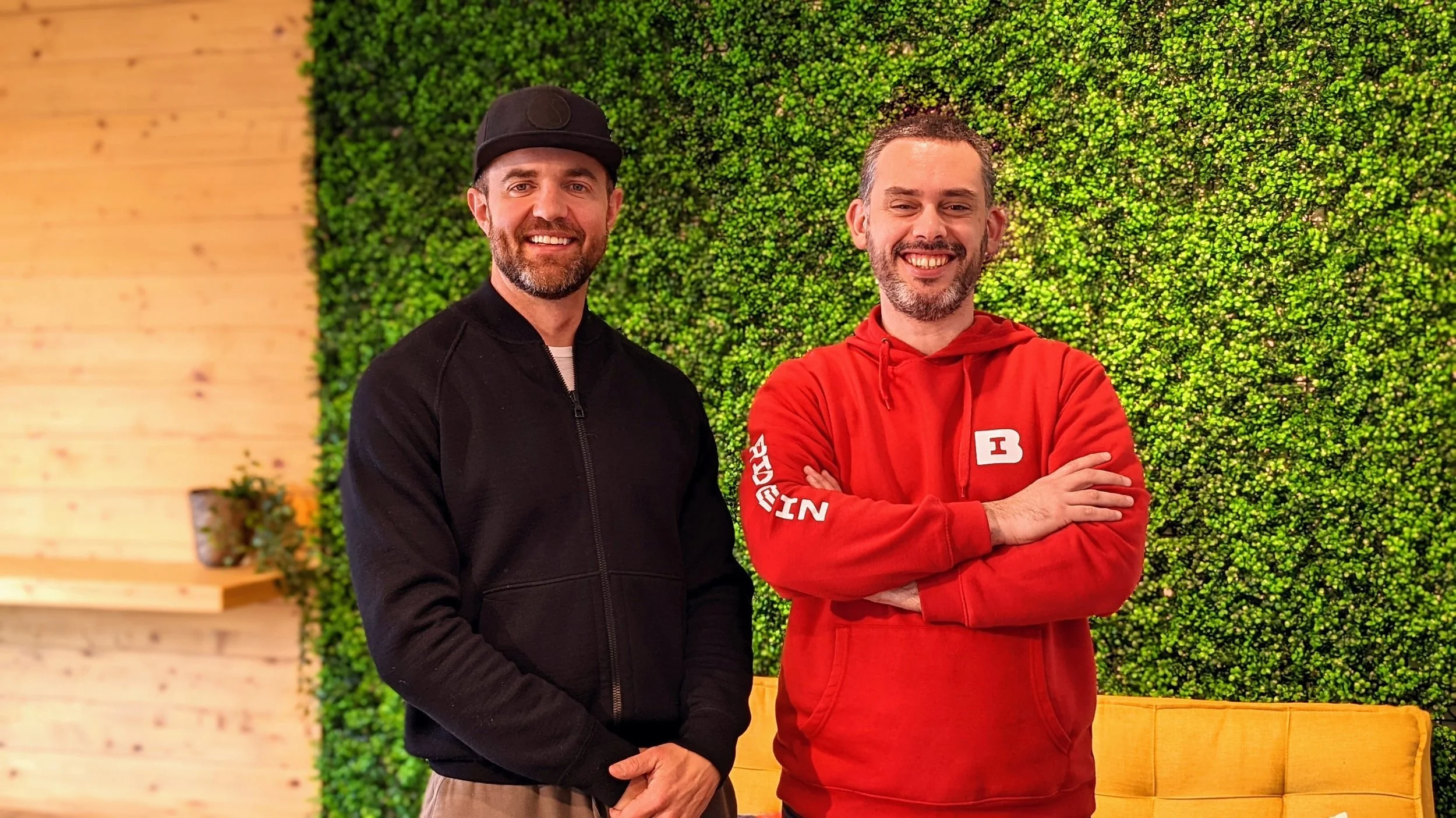 Russ Perry, CEO of Design Pickle and Pedro Henriques, CEO of BRIDGE IN 